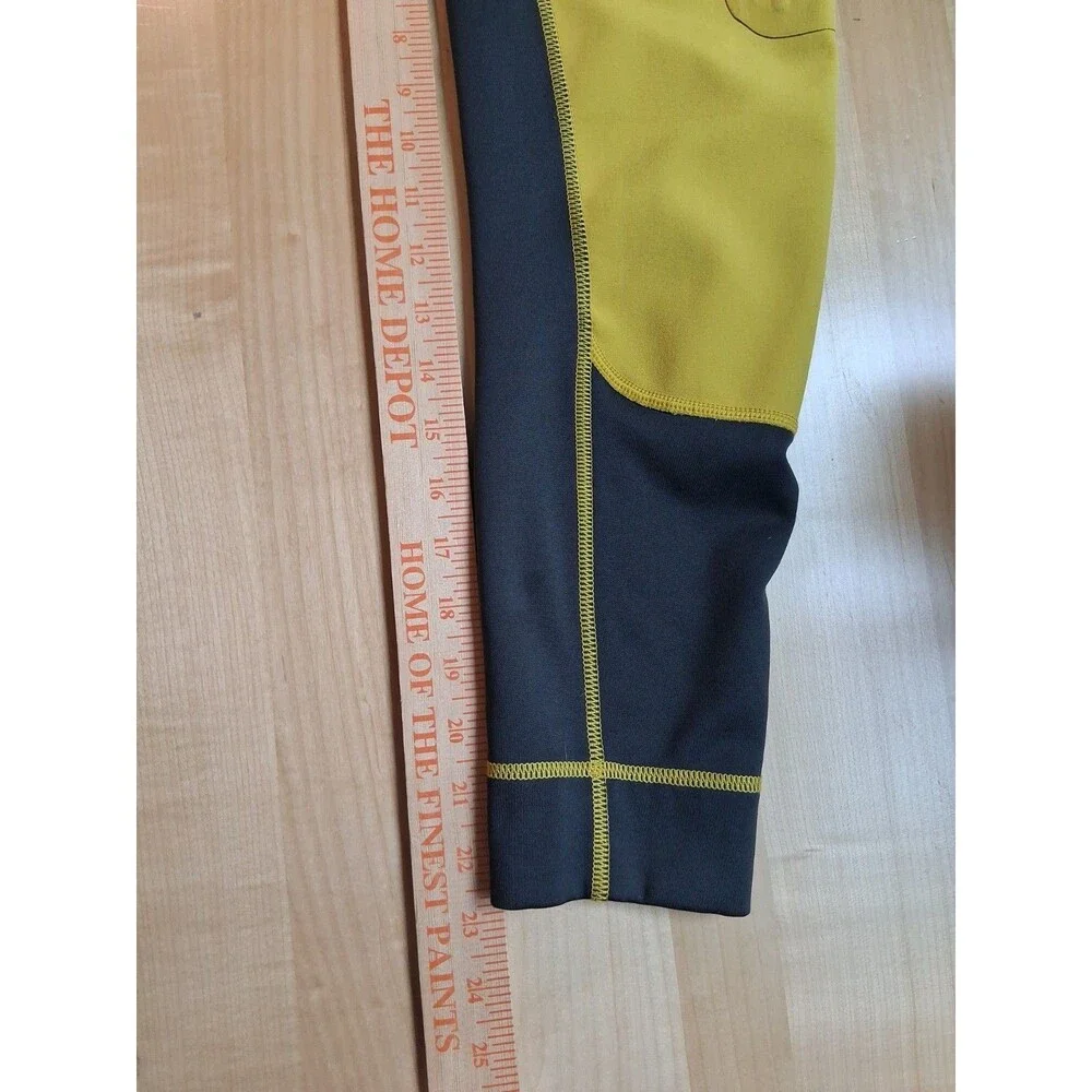 Outdoor Performance 1/2 Zip Colorblock Pullover Jacket North Face Yellow Gray M